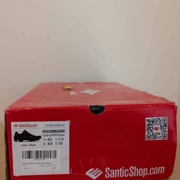 Santic Cycling Shoes Men size 10 SPD Mountain Bike Lock Shoes MTB Cycling - Picture 7 of 8